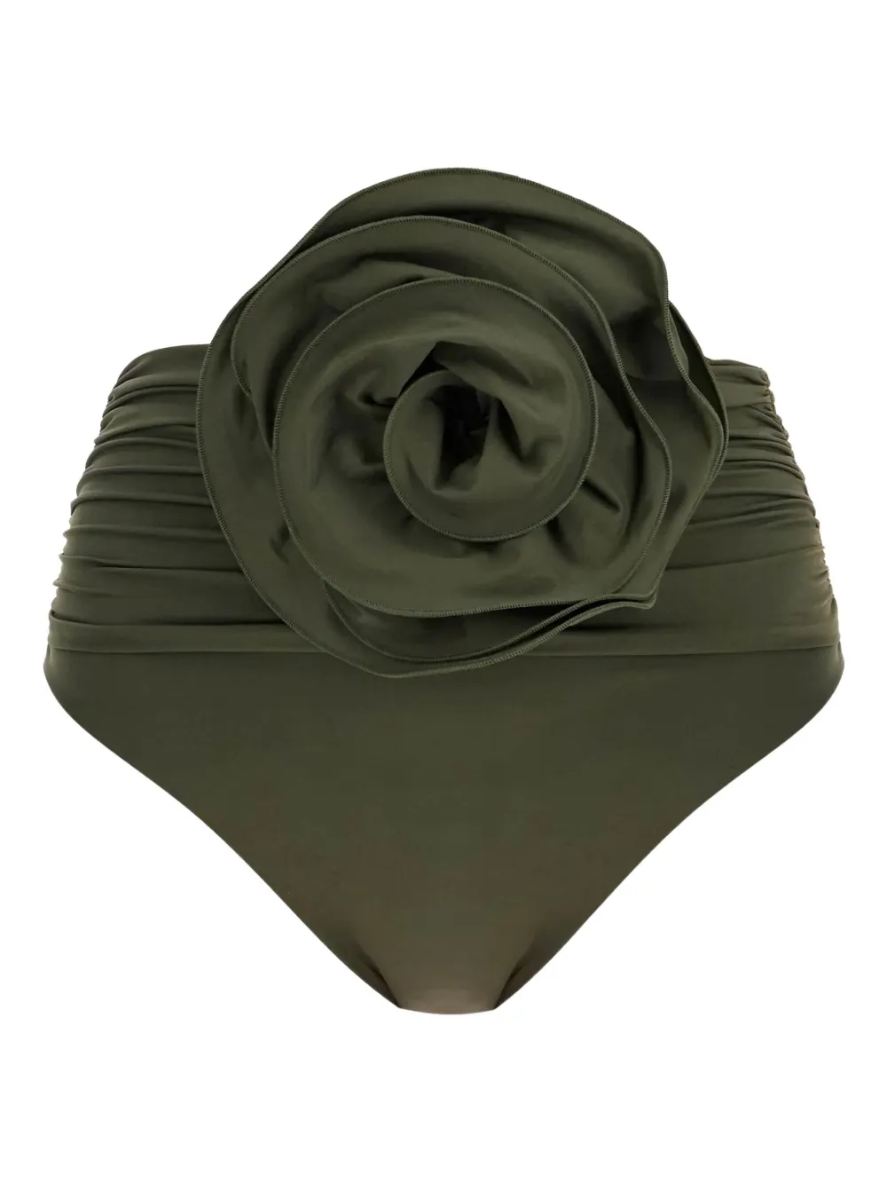 Высокие плавки-бикини с цветочными аппликациями Magda Butrym, зеленый
Высокие плавки-бикини с цветочными аппликациями Magda Butrym, зеленый