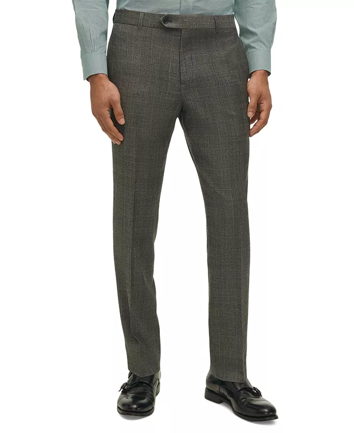 Мужские брюки классического кроя из шерстяной смеси Brooks Brothers, серый
Мужские брюки классического кроя из шерстяной смеси Brooks Brothers, серый