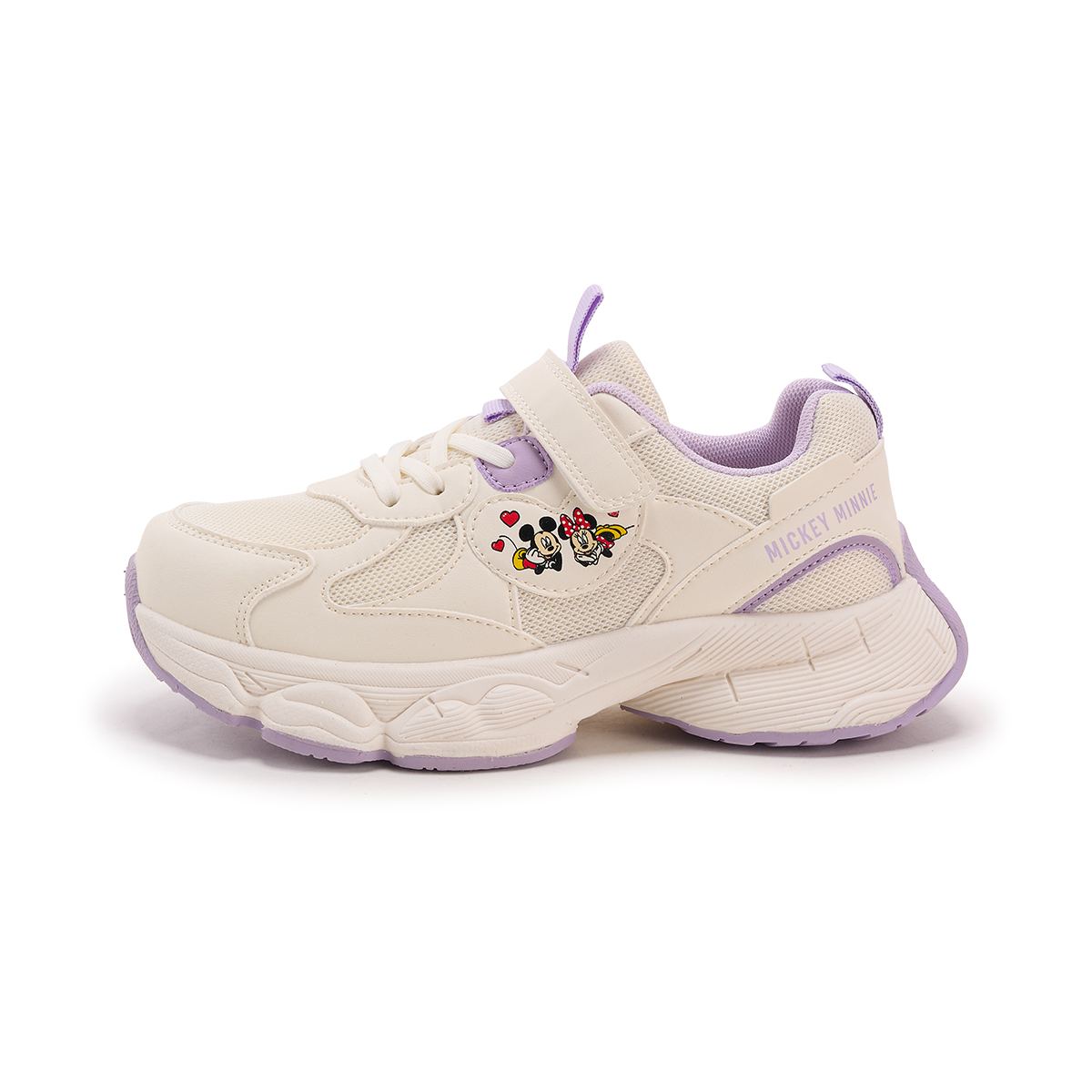 Детские кроссовки серии Mickey с противоскользящей подошвой, амортизирующие, устойчивые к истиранию, для повседневной носки Disney, бежевый/фиолетовый
Детские кроссовки серии Mickey с противоскользящей подошвой, амортизирующие, устойчивые к истиранию, для повседневной носки Disney, бежевый/фиолетовый