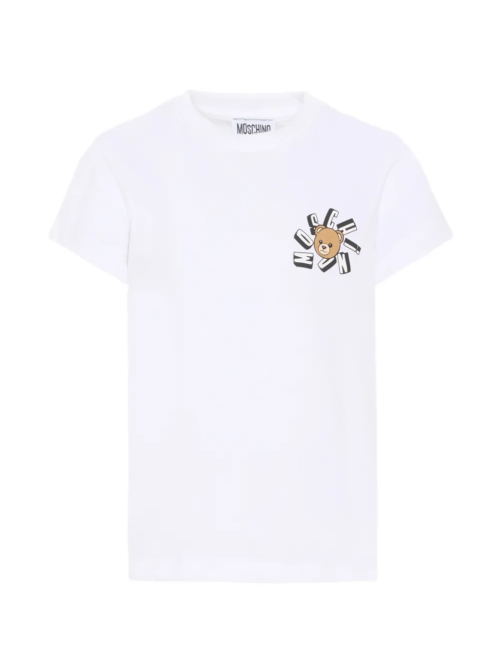 Футболка с логотипом Moschino Kids, белый
Футболка с логотипом Moschino Kids, белый