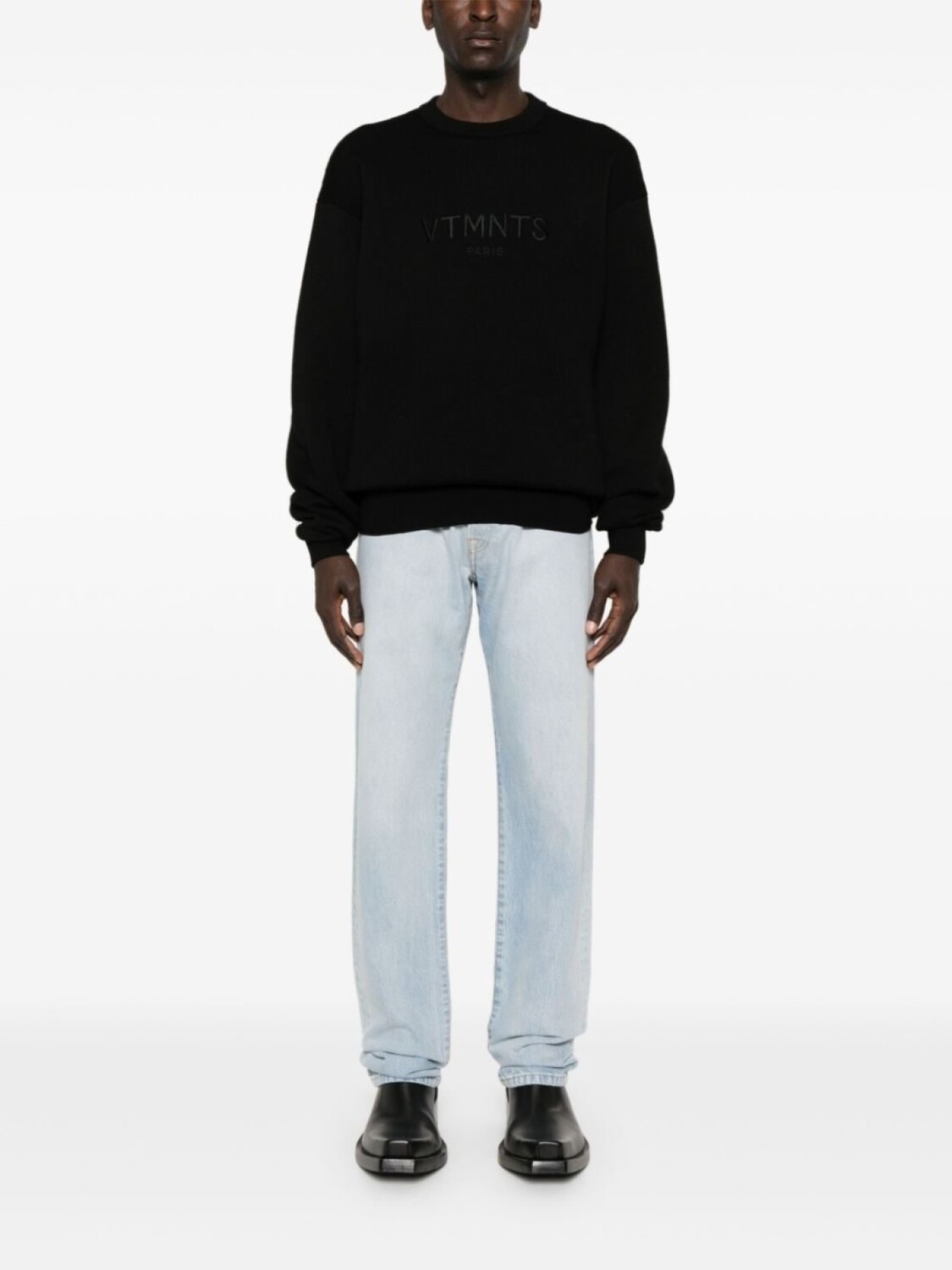Джемпер с вышитым логотипом VTMNTS, черный
Джемпер с вышитым логотипом VTMNTS, черный