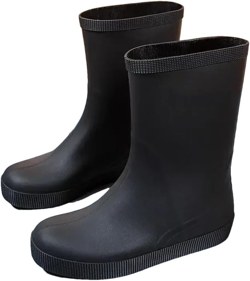 Мужские водонепроницаемые и противоскользящие ботинки для рыбалки, комфортные ПВХ ботинки, стойкие к износу, резиновые дождевые ботинки с низким каблуком для работы Generic, черный
Мужские водонепроницаемые и противоскользящие ботинки для рыбалки, комфортные ПВХ ботинки, стойкие к износу, резиновые дождевые ботинки с низким каблуком для работы Generic, черный