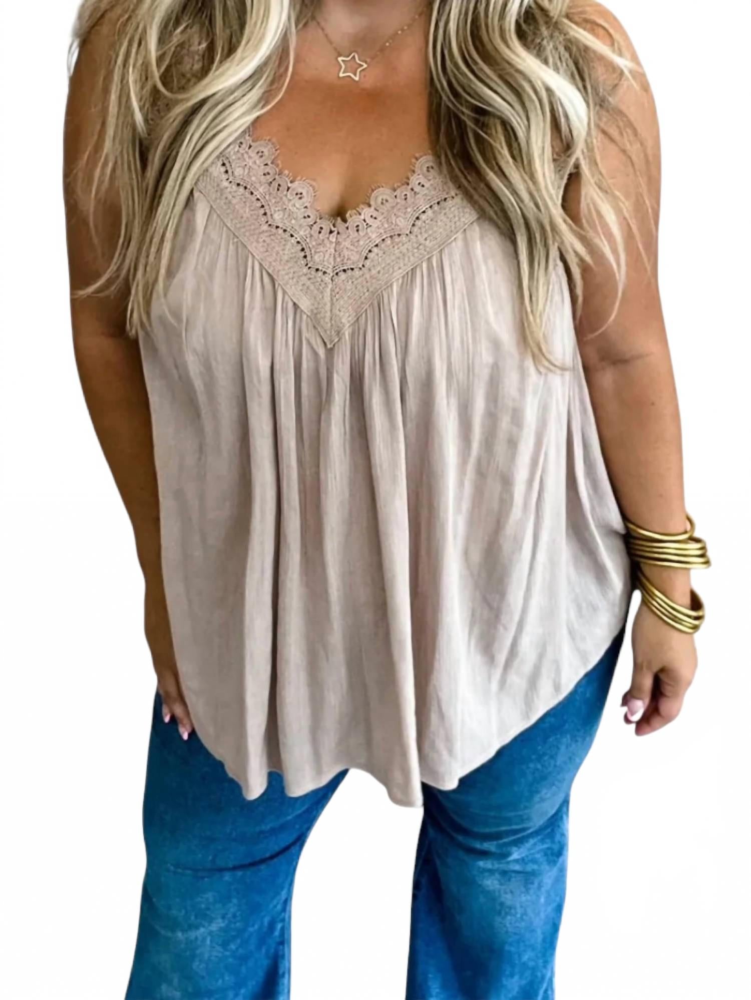 Топ Flowy Leni с кружевом в цвете мокко BLAKELEY, мокко
Топ Flowy Leni с кружевом в цвете мокко BLAKELEY, мокко