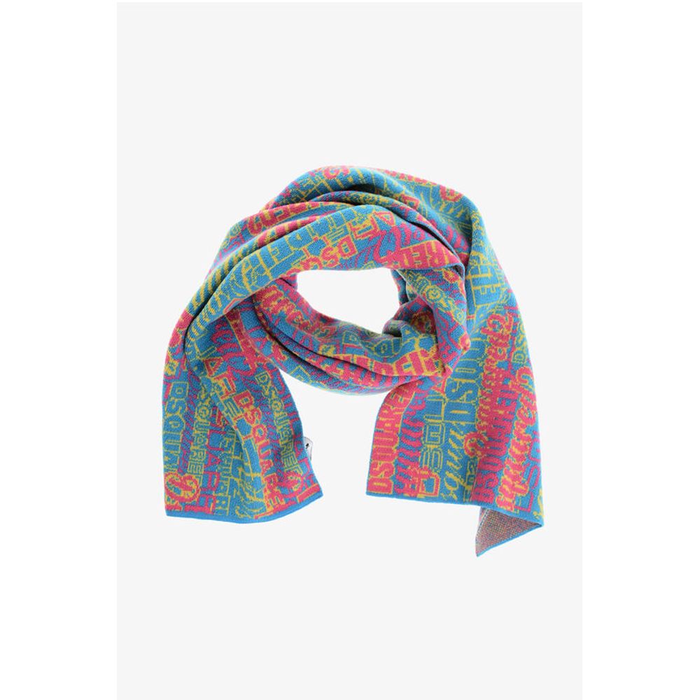 Жаккардовый шерстяной шарф с логотипом по всей поверхности Dsquared2, Multicolor
Жаккардовый шерстяной шарф с логотипом по всей поверхности Dsquared2, Multicolor