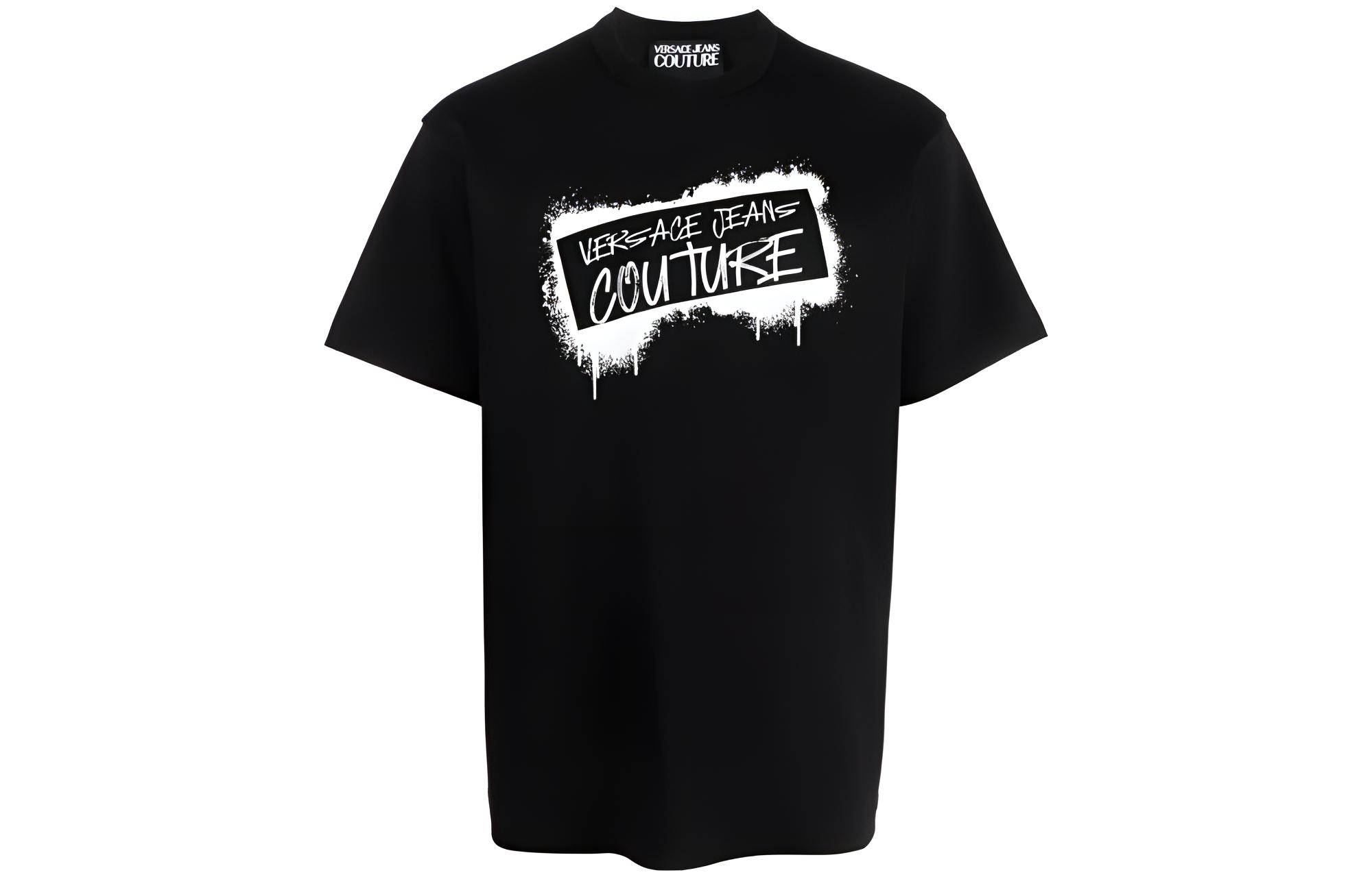 Футболка из хлопка с логотипом VERSACE JEANS COUTURE, черный
Футболка из хлопка с логотипом VERSACE JEANS COUTURE, черный