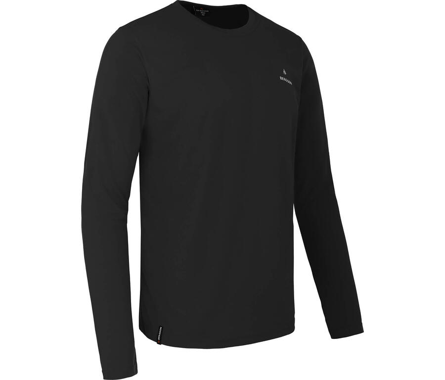 BERGSON Футболка с длинными рукавами из пике, быстросохнущая, легкая в уходе, черная
BERGSON Футболка с длинными рукавами из пике, быстросохнущая, легкая в уходе, черная
