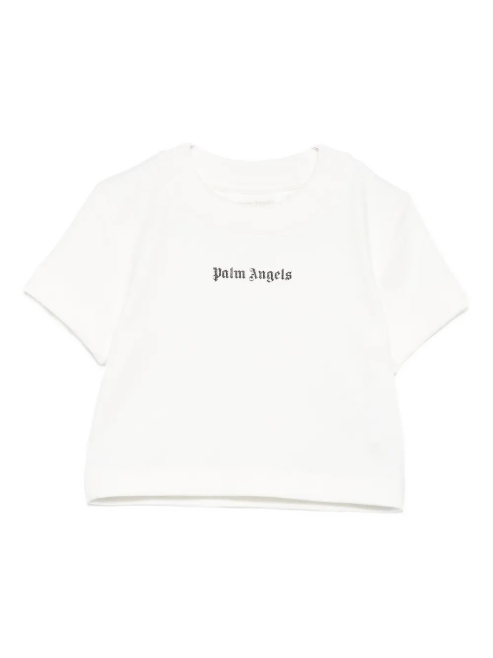 Футболка с логотипом Palm Angels Kids, белый 
Футболка с логотипом Palm Angels Kids, белый