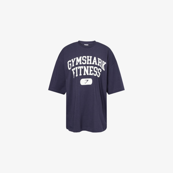 Футболка Gymshark из стрейч-хлопка с принтом, синий
Футболка Gymshark из стрейч-хлопка с принтом, синий