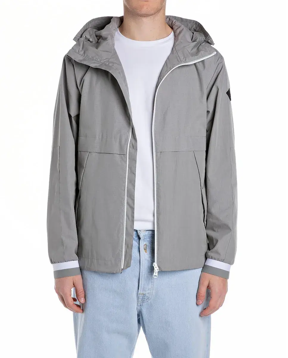 Мужская куртка с капюшоном и молнией Replay, серый
Мужская куртка с капюшоном и молнией Replay, серый