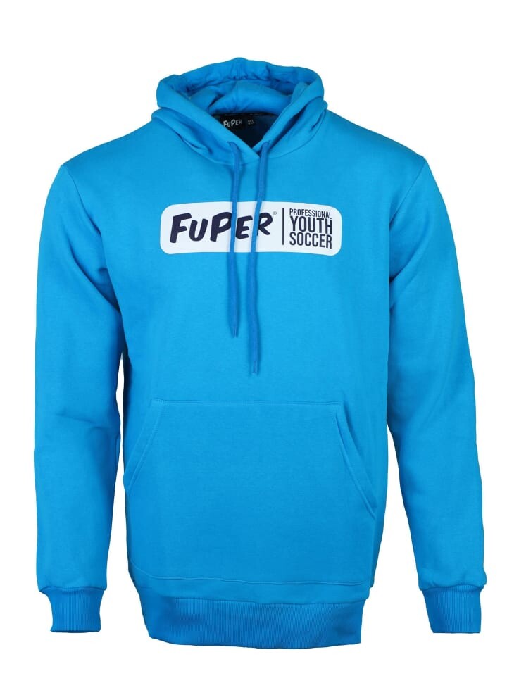 Пуловер с капюшоном FuPer, синий 
Пуловер с капюшоном FuPer, синий