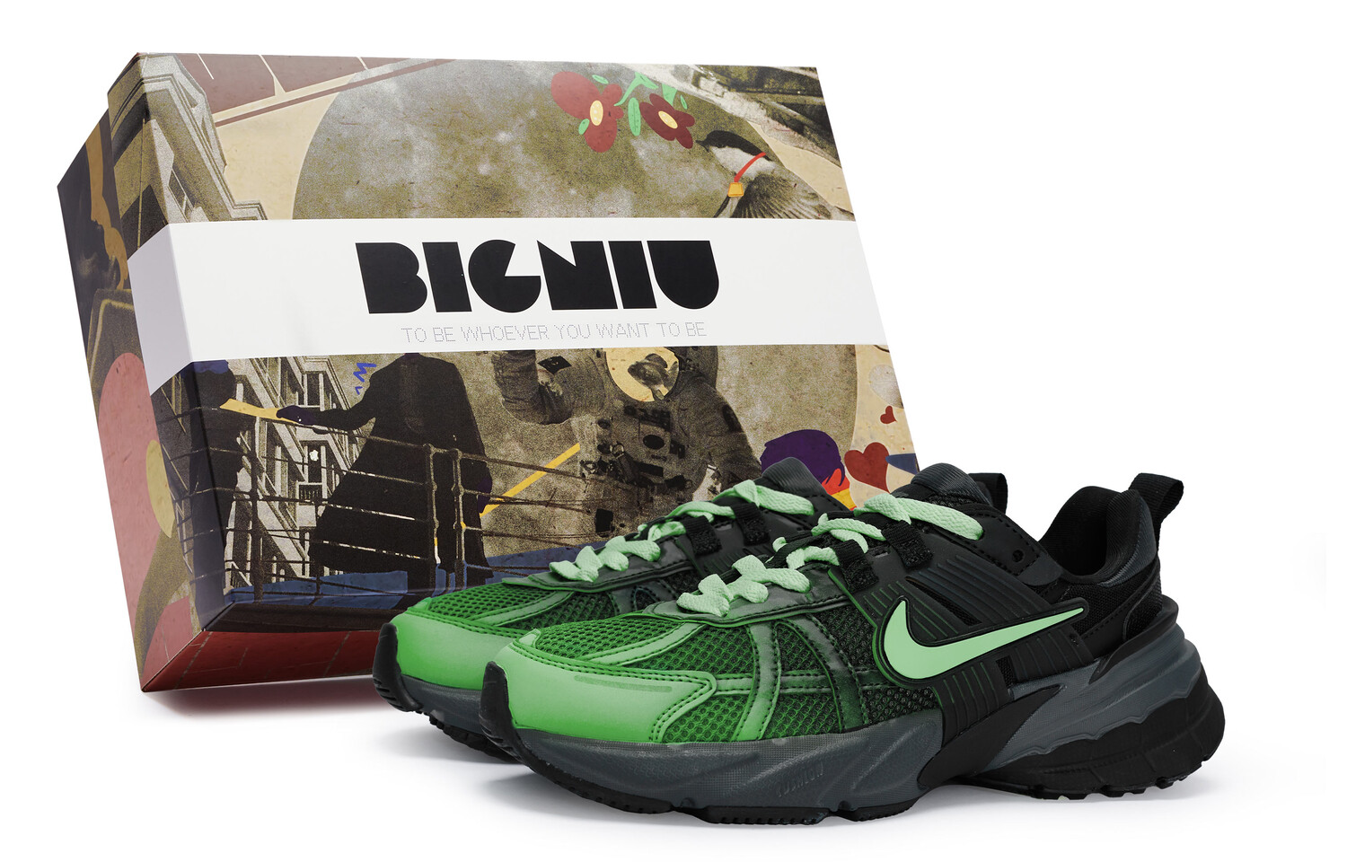 Кроссовки для бега V2K Run женские с низким верхом, зеленые Nike
Кроссовки для бега V2K Run женские с низким верхом, зеленые Nike