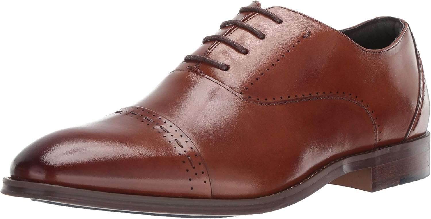 Мужские оксфорды Stacy Adams Barris с закрытой шнуровкой и носком типа cap-toe, Cognac
Мужские оксфорды Stacy Adams Barris с закрытой шнуровкой и носком типа cap-toe, Cognac
