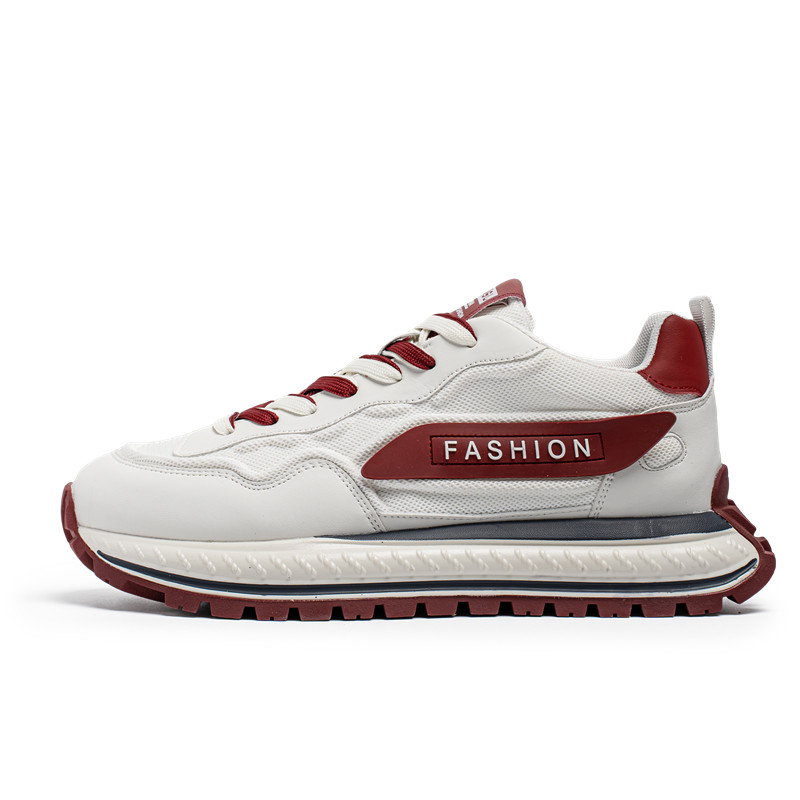 JANECO Скользостойкие износостойкие дышащие мужские кеды низкие бело-красные, цвет White Red
JANECO Скользостойкие износостойкие дышащие мужские кеды низкие бело-красные, цвет White Red