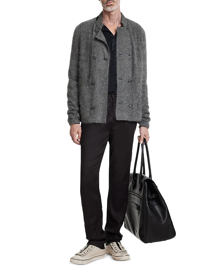 Двубортный кашемировый пиджак Adrano John Varvatos, серый
Двубортный кашемировый пиджак Adrano John Varvatos, серый