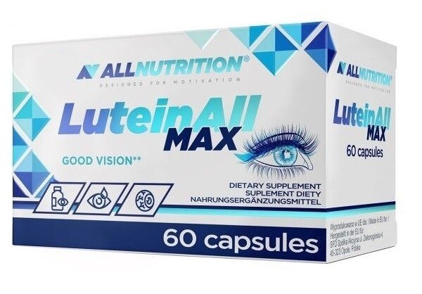 Allnutrition Luteinall Max капсулы для улучшения зрения, 60 шт.
Allnutrition Luteinall Max капсулы для улучшения зрения, 60 шт.