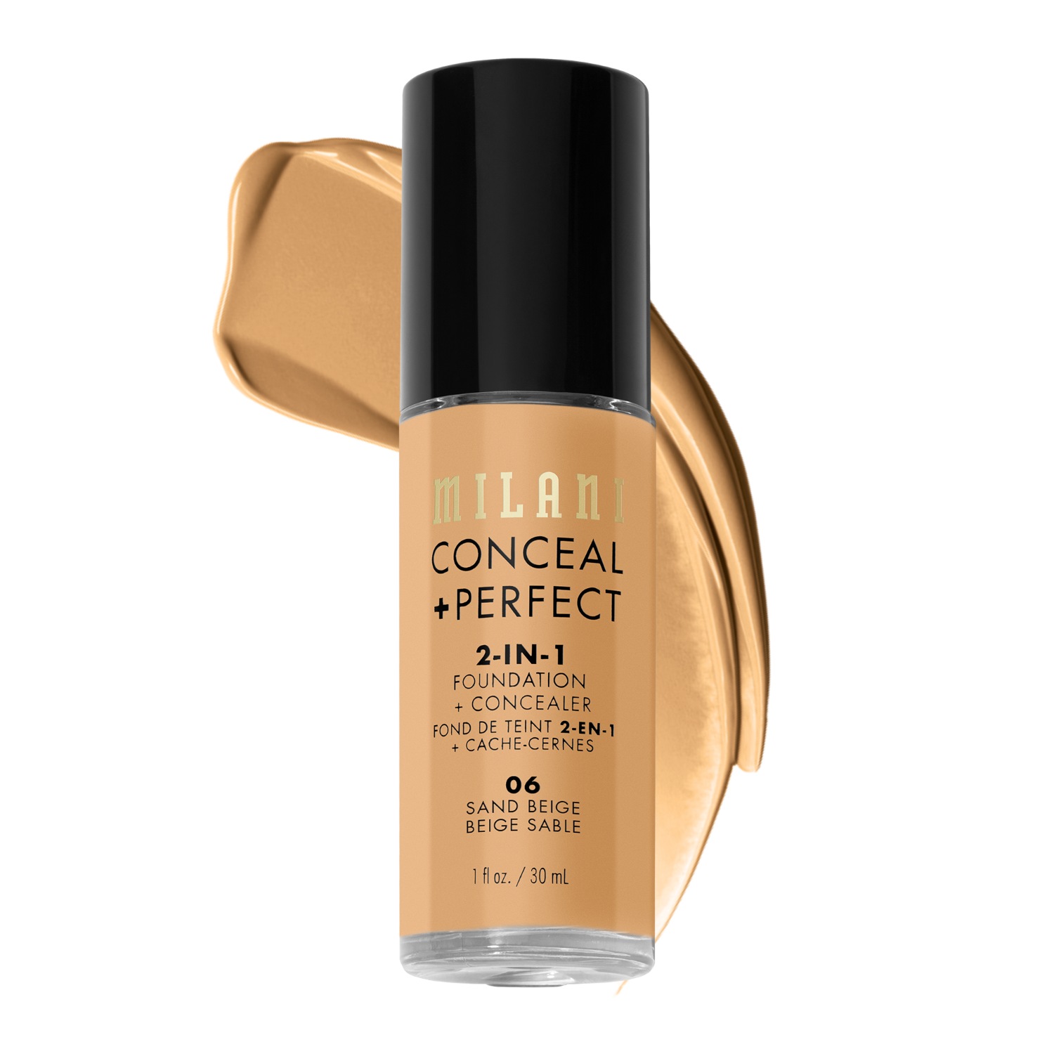 Тональный крем для лица conceal + perfect 2in1 Milani, sand beige/ 06, объем 30 мл
Тональный крем для лица conceal + perfect 2in1 Milani, sand beige/ 06, объем 30 мл