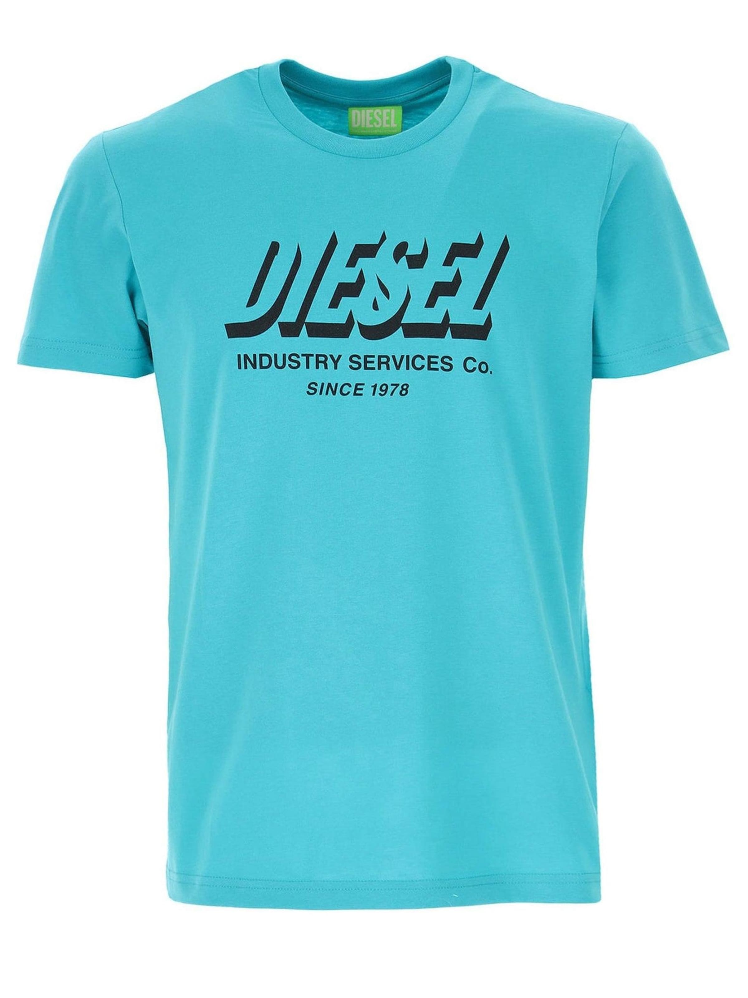 DIESEL Футболка 'T-DIEGOS-A5' в цвете бирюза
DIESEL Футболка 'T-DIEGOS-A5' в цвете бирюза