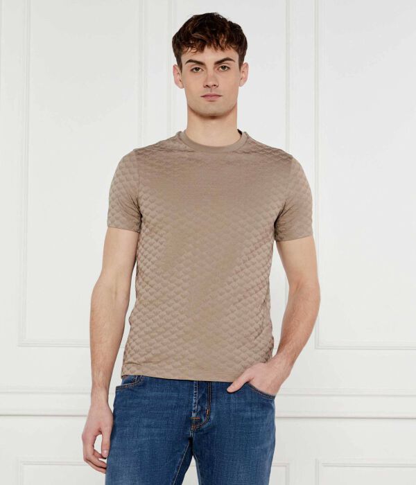 Футболки Slim fit Emporio Armani, желтый 
Футболки Slim fit Emporio Armani, желтый