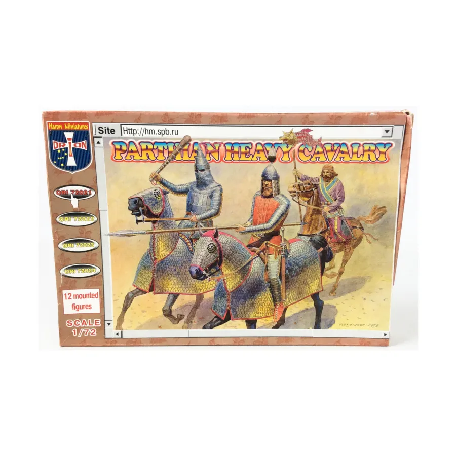 Парфянская тяжелая кавалерия, Military Miniatures (1:72) - Assorted (Haron Miniatures)
Парфянская тяжелая кавалерия, Military Miniatures (1:72) - Assorted (Haron Miniatures)