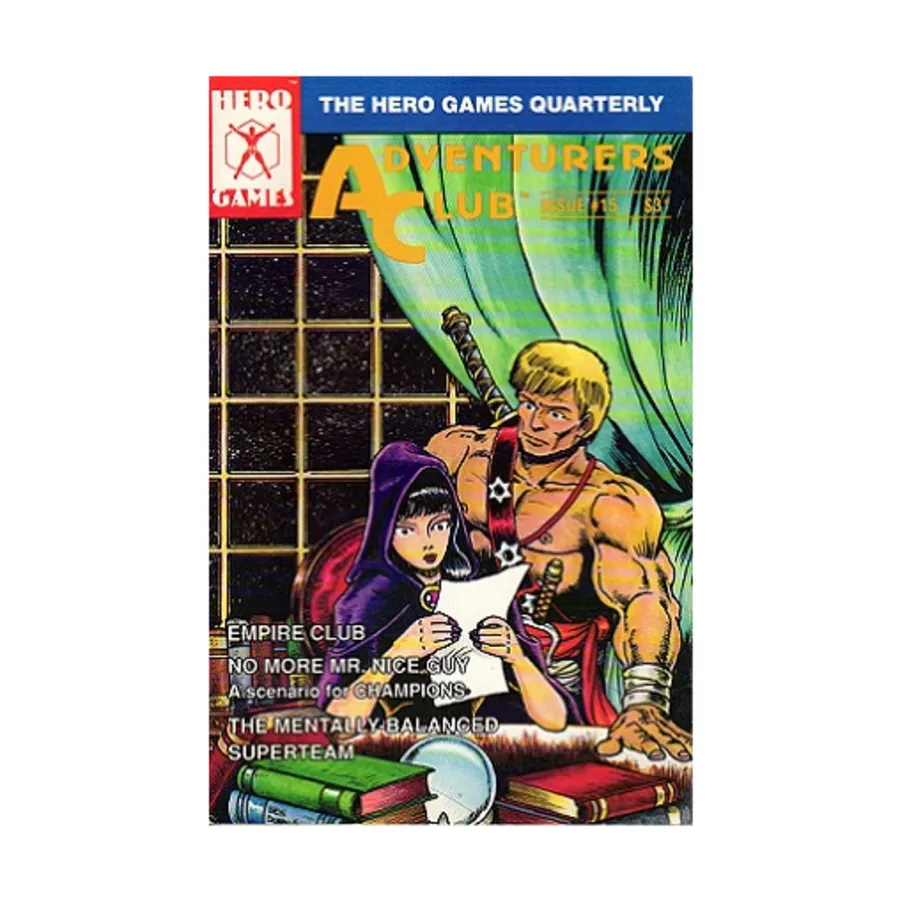 Журнал #15 "Empire Club, Champions Scenario, Superteam", Adventurer's Club Magazine 
Журнал #15 "Empire Club, Champions Scenario, Superteam", Adventurer's Club Magazine