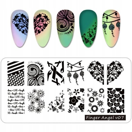 Пластина для штампа для ногтей, Tojato
Пластина для штампа для ногтей, Tojato