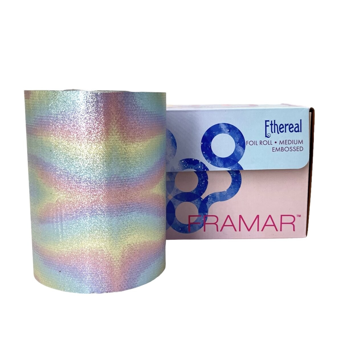 FRAMAR Алюминиевая фольга для парикмахерских Рулон ETHEREAL 97,5 м Inna
FRAMAR Алюминиевая фольга для парикмахерских Рулон ETHEREAL 97,5 м Inna