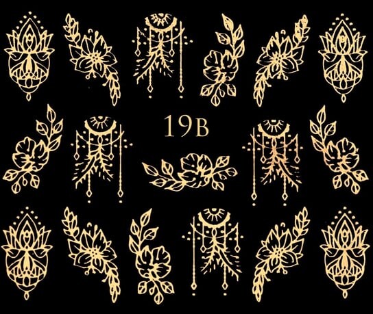 Водные наклейки металлизированные для ногтей - № 19Б, Raisin
Водные наклейки металлизированные для ногтей - № 19Б, Raisin