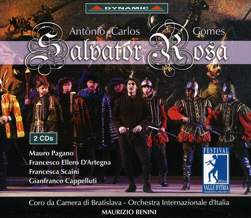 CD диск Gomes / Pagano / Scaini / D'Artegna / Benini: Salvator Rosa
CD диск Gomes / Pagano / Scaini / D'Artegna / Benini: Salvator Rosa