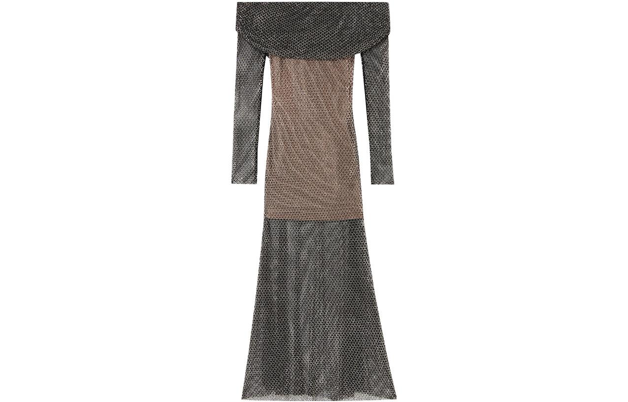 Женское черное платье с длинными рукавами Self-portrait
Женское черное платье с длинными рукавами Self-portrait