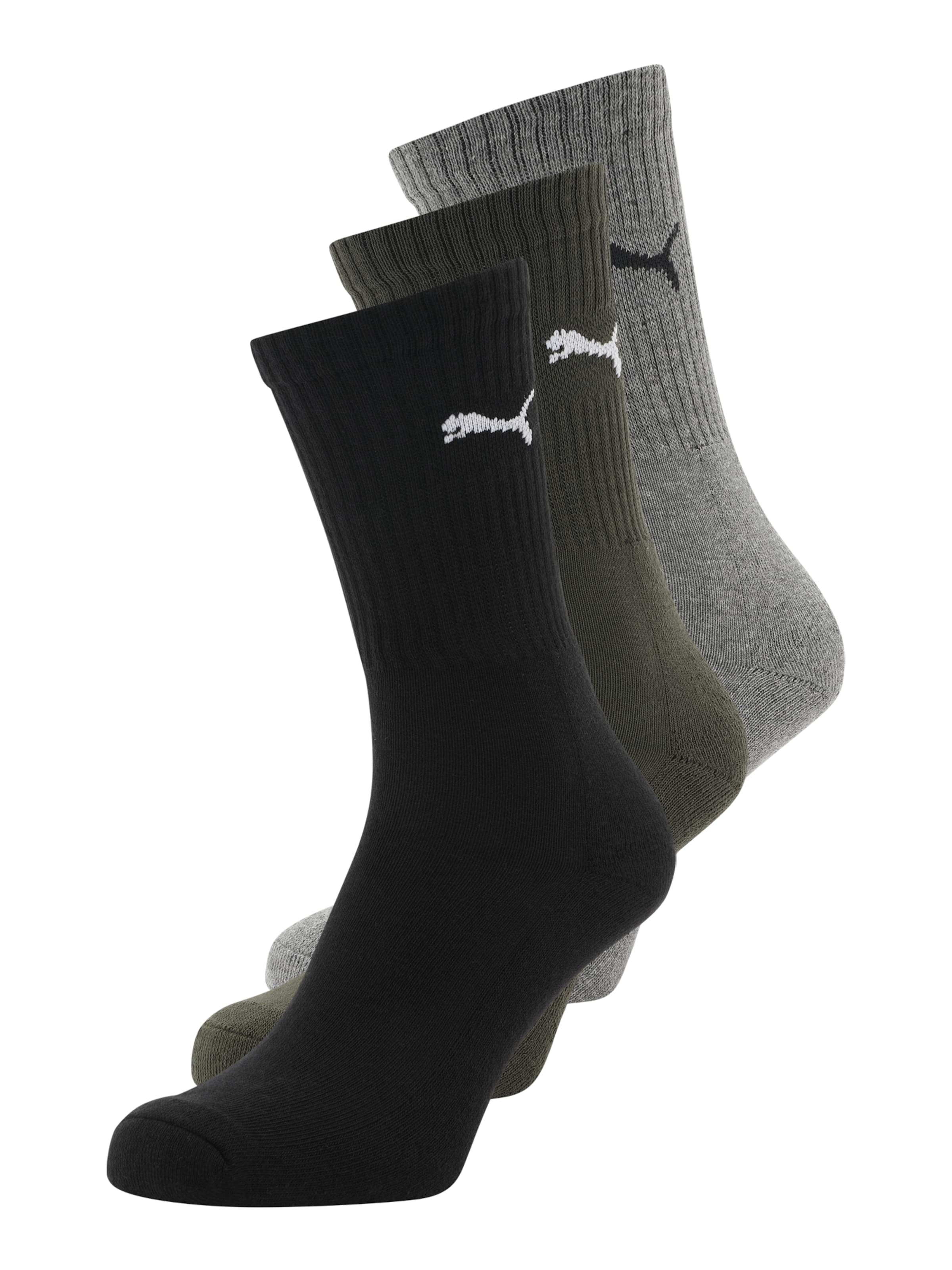 PUMA Спортивные носки в крапчатом сером, оливковом, черном цветах
PUMA Спортивные носки в крапчатом сером, оливковом, черном цветах