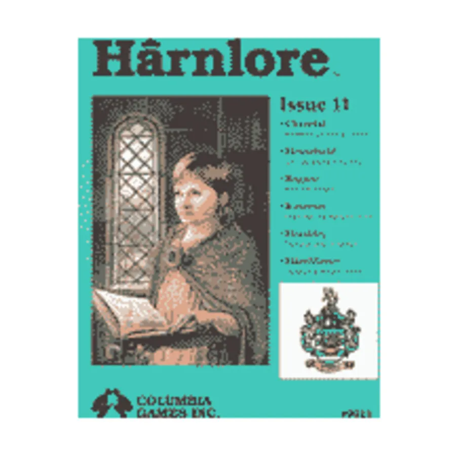 Журнал #11 "Chyrefal, HarnMaster Character & Weapons Tables", Harnlore Magazine
Журнал #11 "Chyrefal, HarnMaster Character & Weapons Tables", Harnlore Magazine