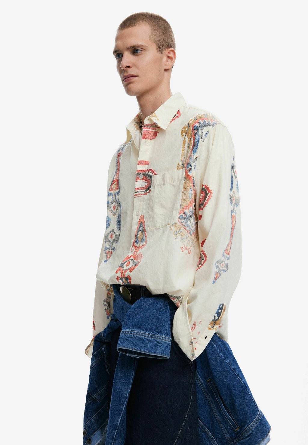 Рубашка Desigual, слоновая кость
Рубашка Desigual, слоновая кость