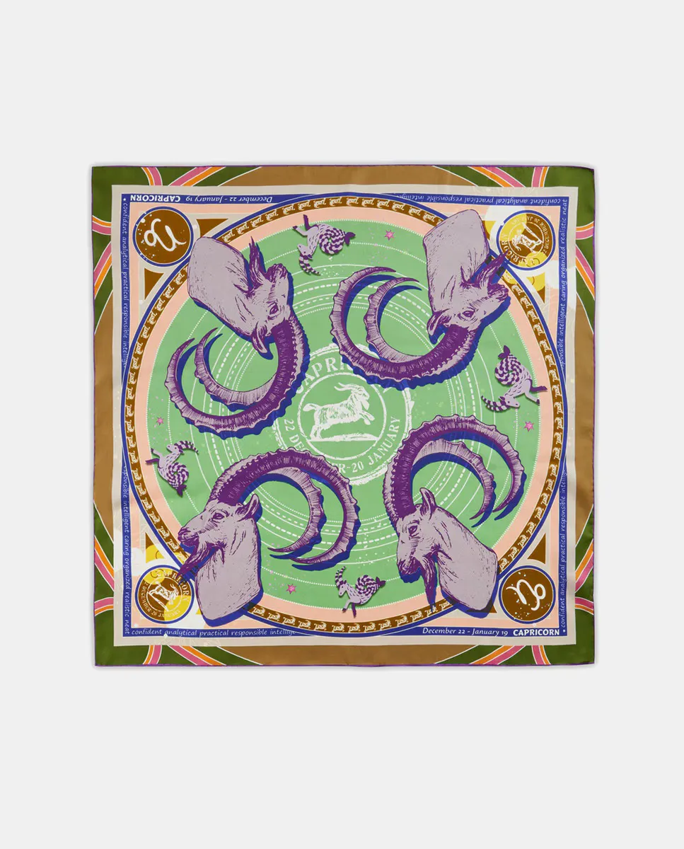 Эксклюзивный шарф со знаками зодиака из чистого шелка Codello, зеленый
Эксклюзивный шарф со знаками зодиака из чистого шелка Codello, зеленый