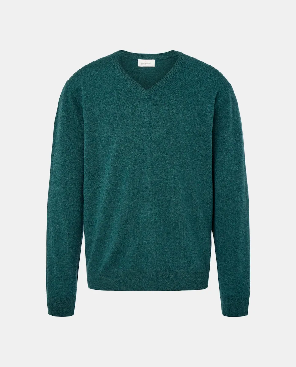 Джемпер с v-образным вырезом, гладкий, из кашемировой шерсти Emidio Tucci, зеленый
Джемпер с v-образным вырезом, гладкий, из кашемировой шерсти Emidio Tucci, зеленый