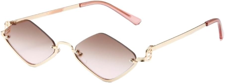 Солнцезащитные очки в металлической полуободковой оправе, модные маленькие солнцезащитные очки в форме ромба в полуободковой оправе, простые пляжные солнцезащитные очки UV400 UJNHGQ, Gold Tea Pink
Солнцезащитные очки в металлической полуободковой оправе, модные маленькие солнцезащитные очки в форме ромба в полуободковой оправе, простые пляжные солнцезащитные очки UV400 UJNHGQ, Gold Tea Pink