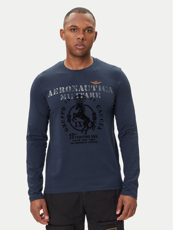 Лонгслив regular fit 252TS2471UJ00641 Aeronautica Militare, синий
Лонгслив regular fit 252TS2471UJ00641 Aeronautica Militare, синий