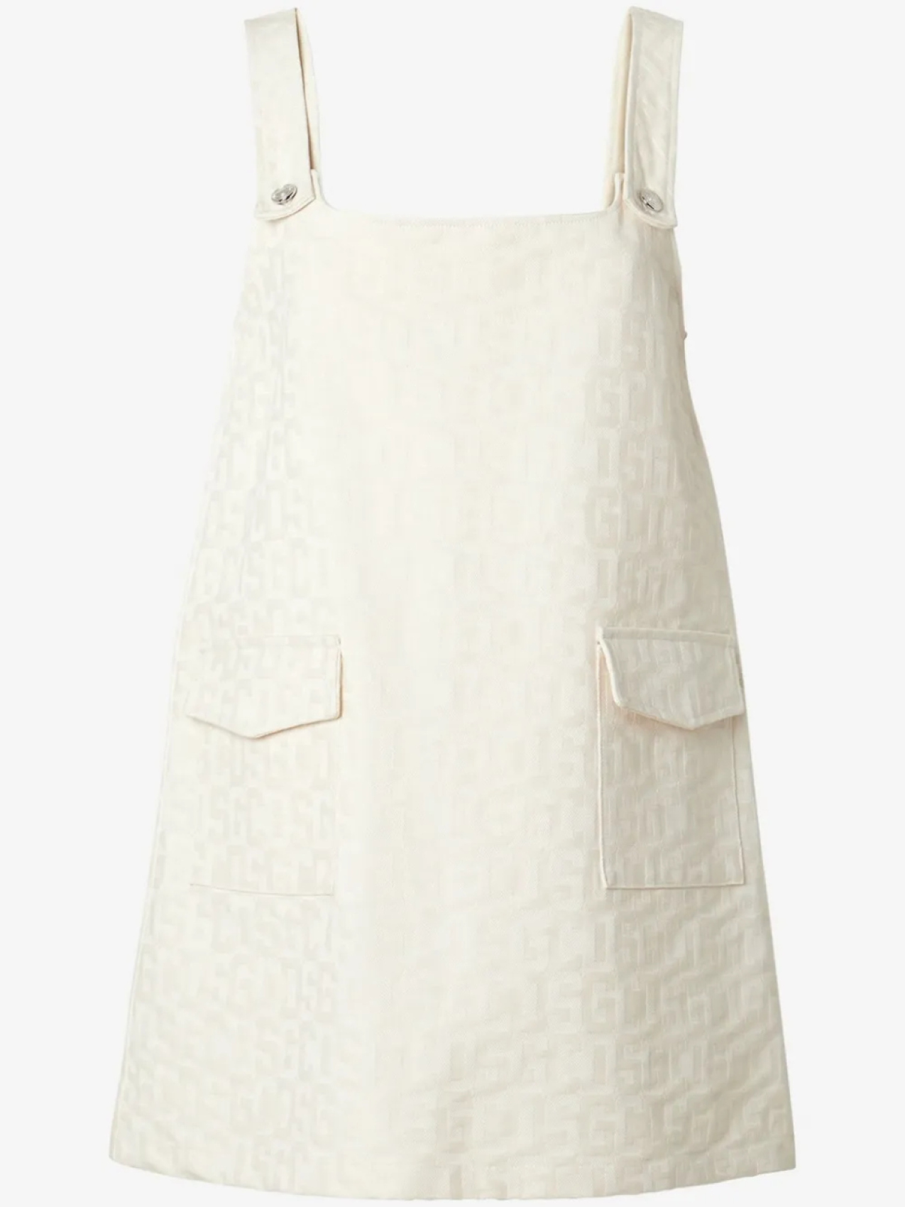 Мини-платье с монограммой GCDS, белый
Мини-платье с монограммой GCDS, белый