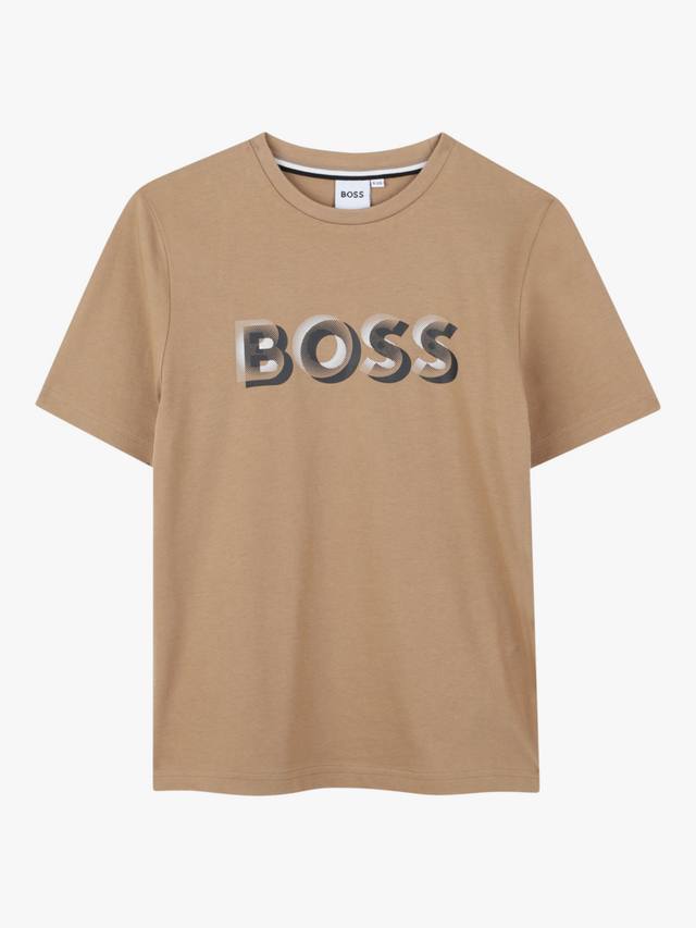 Детская футболка с коротким рукавом из хлопковой смеси и круглым вырезом HUGO BOSS
Детская футболка с коротким рукавом из хлопковой смеси и круглым вырезом HUGO BOSS