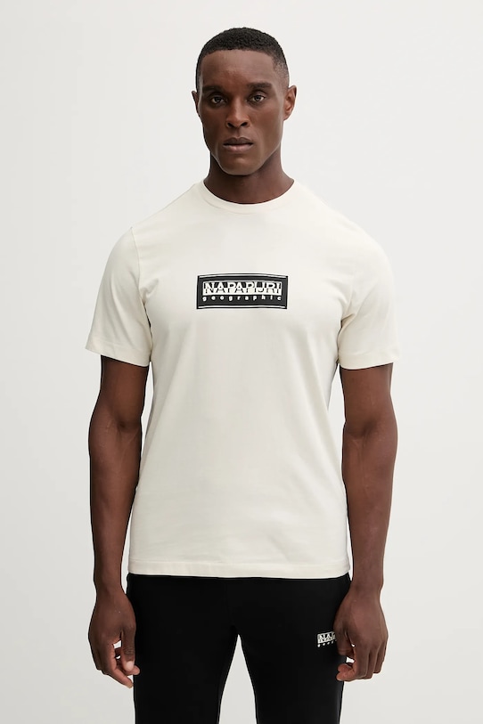 Футболка хлопковая S-Box Napapijri, бежевый
Футболка хлопковая S-Box Napapijri, бежевый