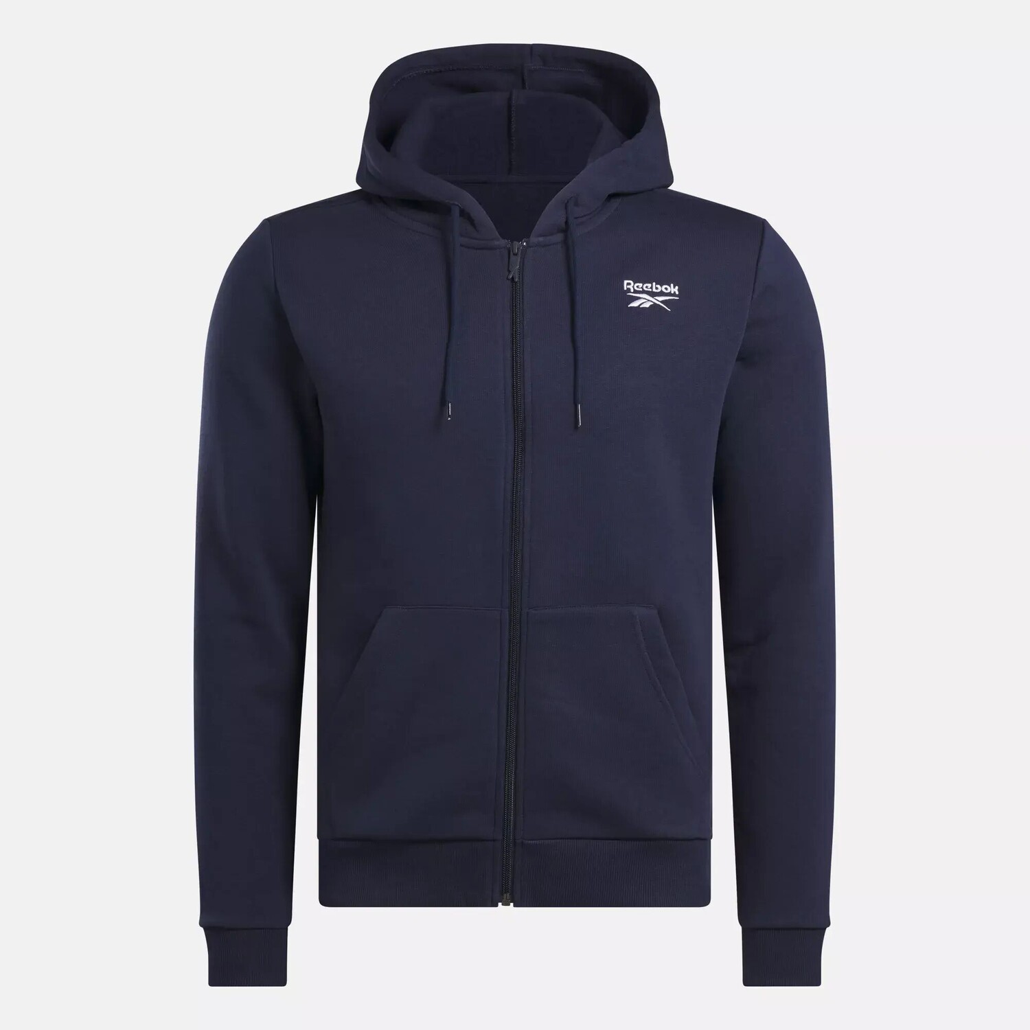 Флисовая толстовка Reebok с молнией во всю длину, темно-синий
Флисовая толстовка Reebok с молнией во всю длину, темно-синий