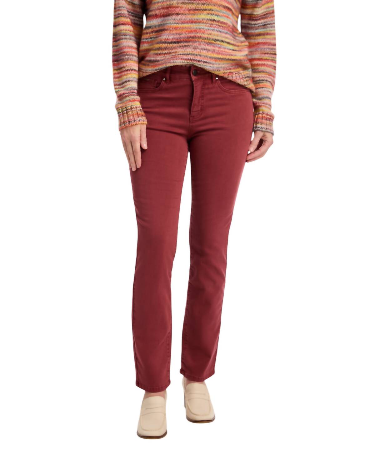 Прямые брюки цвета ржавчины FDJ, красный
Прямые брюки цвета ржавчины FDJ, красный