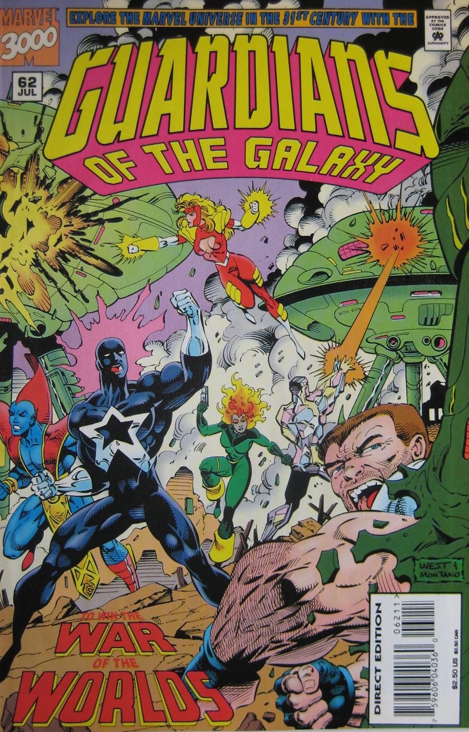 GUARDIANS OF THE GALAXY #62, July 1995 (Volume 1)
GUARDIANS OF THE GALAXY #62, July 1995 (Volume 1)