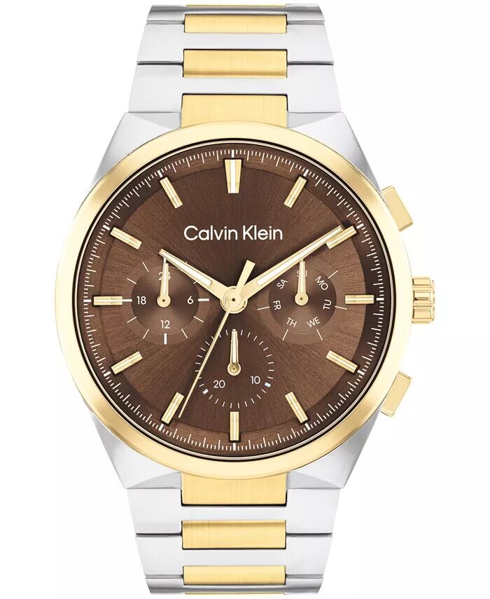 Мужские двухцветные часы Distinguish с браслетом из нержавеющей стали, 44 мм Calvin Klein
Мужские двухцветные часы Distinguish с браслетом из нержавеющей стали, 44 мм Calvin Klein