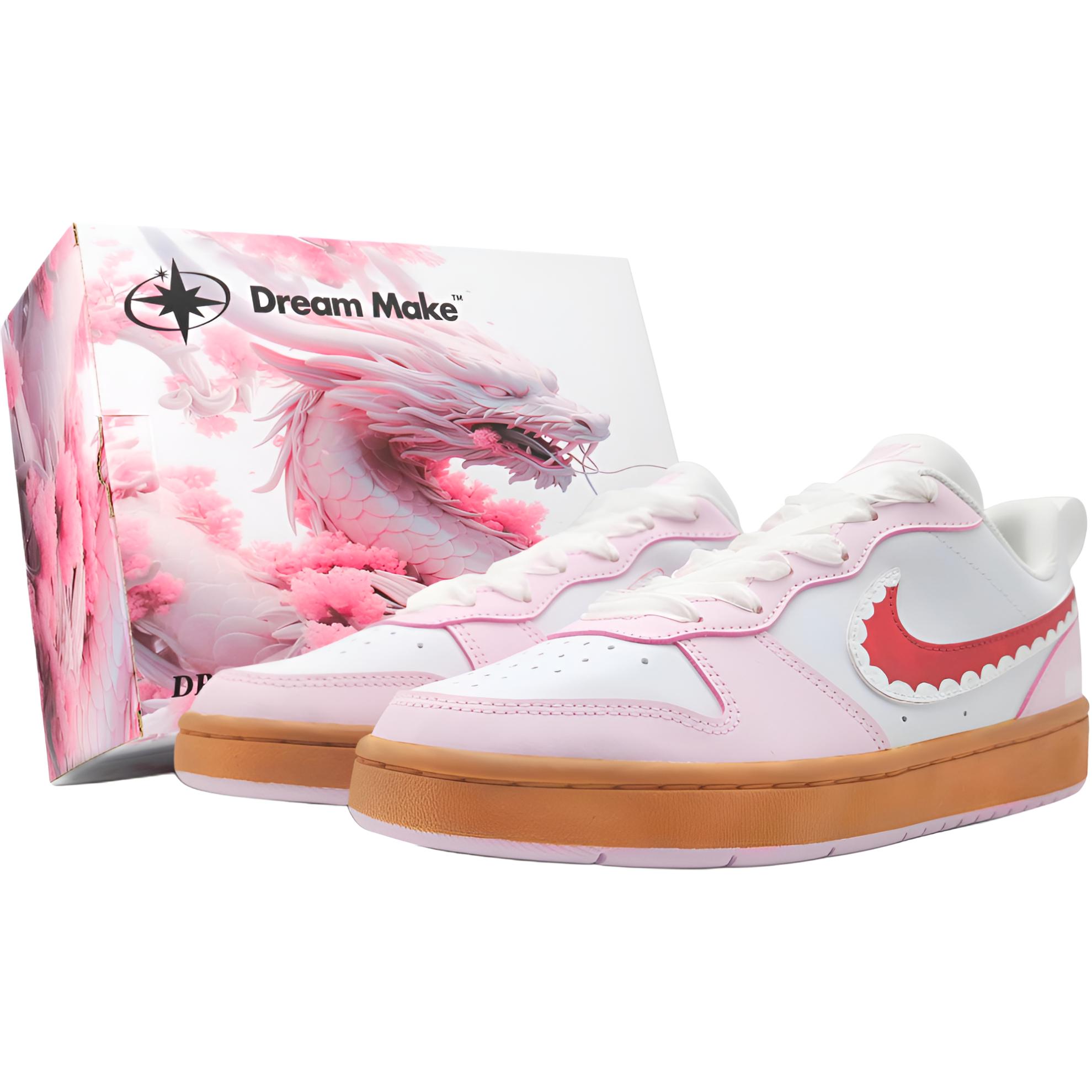 Детские кроссовки для скейтбординга Court Borough Sweetheart Story с низким верхом, устойчивые к истиранию и скольжению, унисекс Nike, розовый 
Детские кроссовки для скейтбординга Court Borough Sweetheart Story с низким верхом, устойчивые к истиранию и скольжению, унисекс Nike, розовый