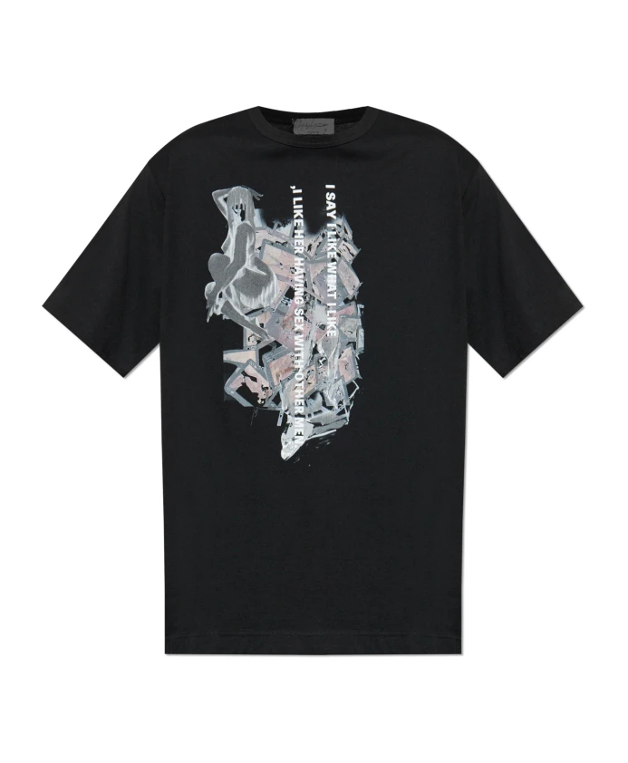 Футболка с принтом Yohji Yamamoto, черный
Футболка с принтом Yohji Yamamoto, черный