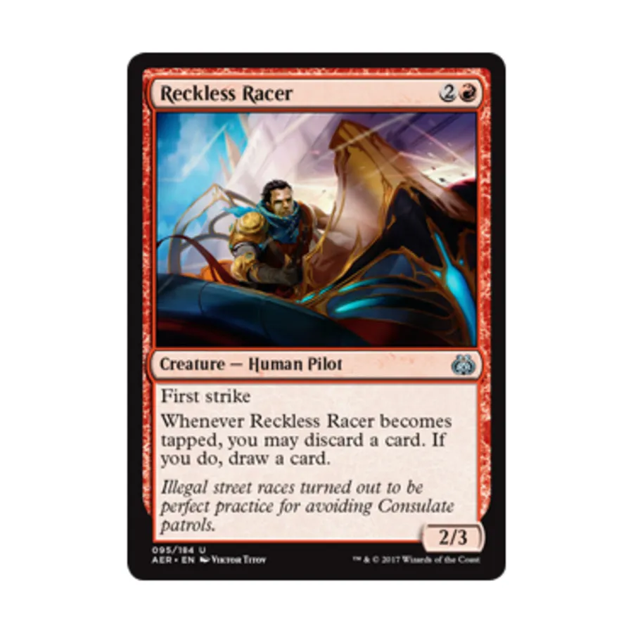 CCG Безрассудный гонщик (U), MTG - Aether Revolt
CCG Безрассудный гонщик (U), MTG - Aether Revolt