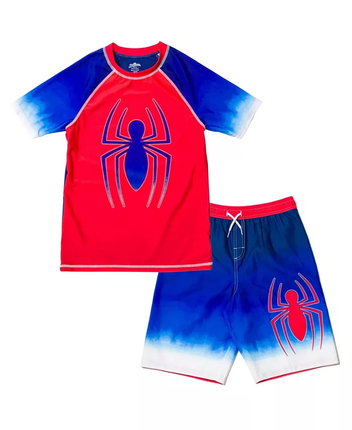 Комплект для плавания для мальчиков с защитой UPF 50+: рашгард и плавки Spider-Man, красный
Комплект для плавания для мальчиков с защитой UPF 50+: рашгард и плавки Spider-Man, красный
