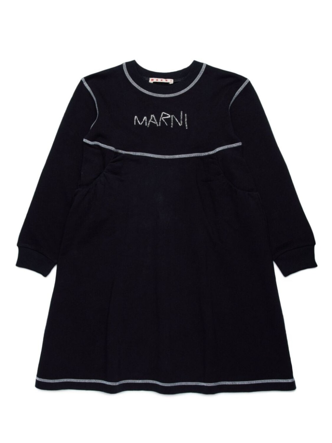 Marni Kids платье-футболка с длинными рукавами и вышитым логотипом, черный
Marni Kids платье-футболка с длинными рукавами и вышитым логотипом, черный