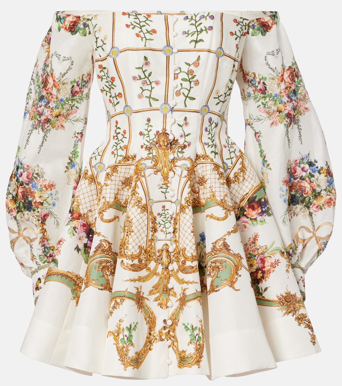 Цветочное льняное и шёлковое платье-бюстье Camilla, Dressing Room Drama
Цветочное льняное и шёлковое платье-бюстье Camilla, Dressing Room Drama