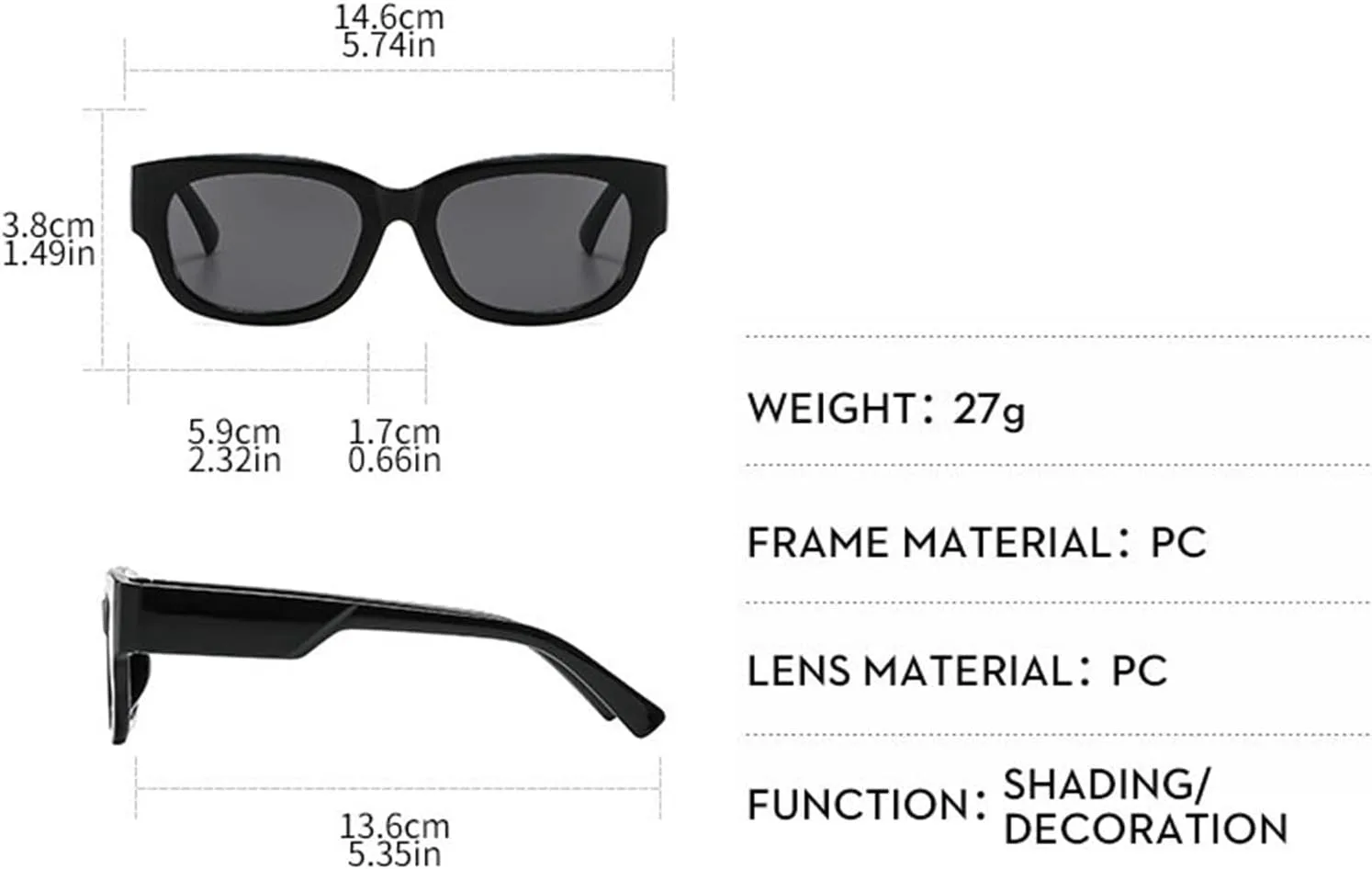 Винтажные квадратные солнцезащитные очки Helena для женщин и мужчин, роскошные модные черные очки с защитой от УФ-излучения UV400, модные очки «кошачий глаз», C1
Винтажные квадратные солнцезащитные очки Helena для женщин и мужчин, роскошные модные черные очки с защитой от УФ-излучения UV400, модные очки «кошачий глаз», C1